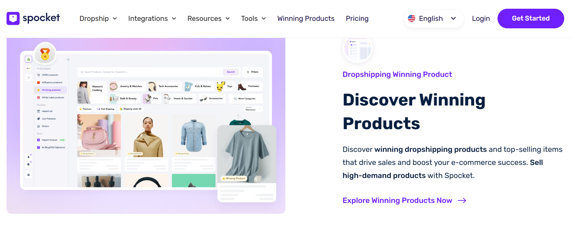 Spocket website